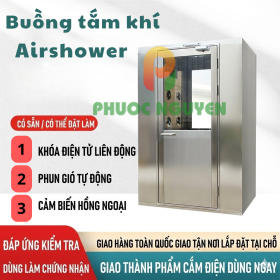 Buồng tắm khí Airshower - "Giải pháp bảo vệ không gian sạch tuyệt đối."