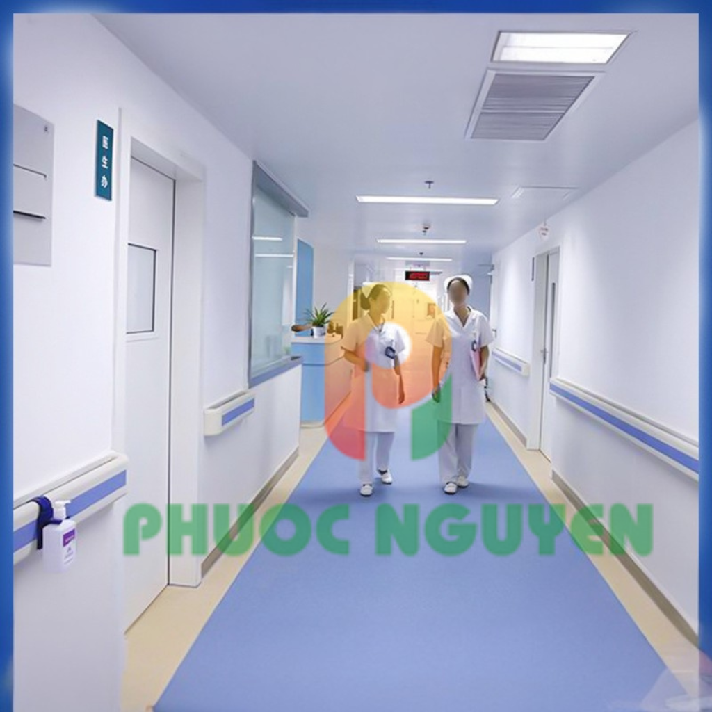 Thanh vịn hành lang bệnh viện, phòng sạch Phước Nguyên - Ảnh 5