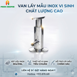 Van lấy mẫu inox vi sinh Phước Nguyên