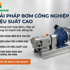 "Bơm Lobe Inox Vi Sinh – Giải Pháp Tối Ưu Cho Thực Phẩm và Dược Phẩm".