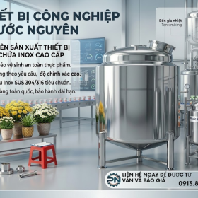 Bồn Inox Phước Nguyên: Chuẩn Vi Sinh - Nâng Tầm Chất Lượng Thành Phẩm.